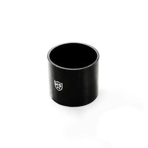 H&S Motorsports 5620SB-3 4" Straight Silicone Coupler (Black 5-Ply)