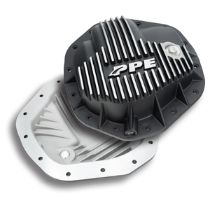 PPE 138053010 11.5"/12"-14 Heavy-Duty Cast Brushed Aluminum Rear Differential Cover