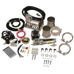 BD Diesel 1028140 4" Remote Mount Exhaust Brake with Air Compressor