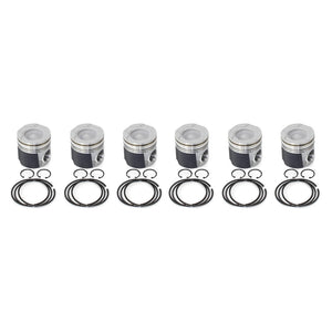 Industrial Injection PDM-3732FCC.020 Fly Cut Ceramic Coated Piston Kit