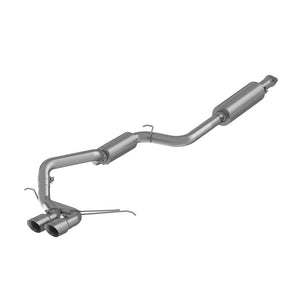 MBRP S4200AL Installer Series 3" Dual Center Outlet Cat-Back Exhaust