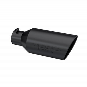 MBRP T5126BLK 18" Diesel Exhaust Tip (4" In x 7" Out x 18" L)