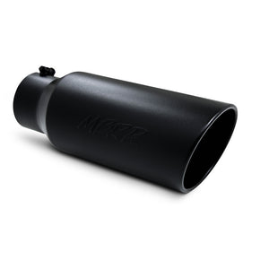 MBRP T5127BLK 18" Diesel Exhaust Tip (5" In x 7" Out x 18" L)