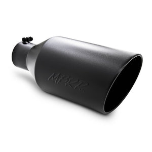 MBRP T5128BLK 18" Diesel Exhaust Tip (4" In x 8" Out x 18" L)