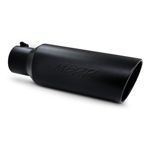 MBRP T5130BLK 18" Diesel Exhaust Tip (4" In x 6" Out x 18" L)