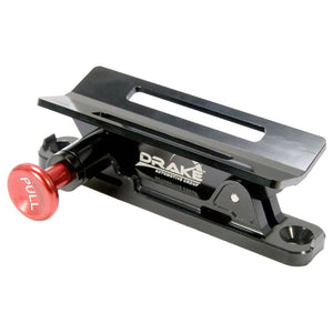 Drake Fire Extinguisher Mount Black Anodized