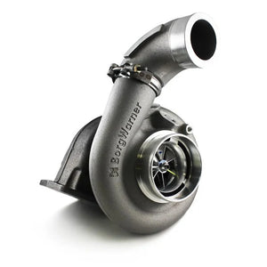 H&S Motorsports 122007-63-01 SX-E Turbo Kit - Billet 63mm Inducer - Textured Black Powdercoat