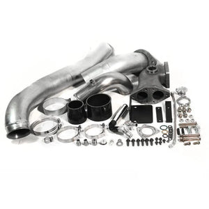 H&S Motorsports 342004-N Single Turbo Kit w/o Turbo (Divided)