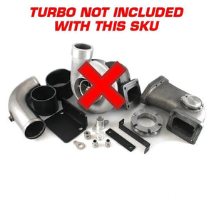 H&S Motorsports 342003 Single Turbo Kit w/o Turbo (Undivided)