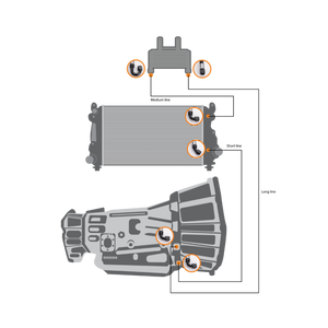 Fleece FPE-TL-LML-1516 2015-2016 LML Duramax Transmission Cooler Line Set