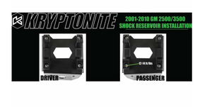 Kryptonite KRSM10-55 Death Grip 55mm Front Shock Reservoir Mount Kit