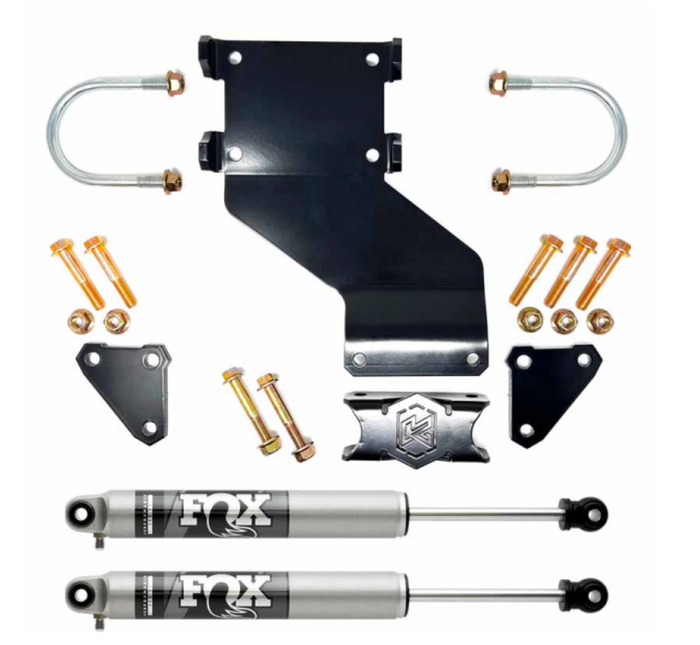 Kryptonite KRDSS03S Death Grip Dual Steering Stabilizer Kit W/ Fox 2.0 Shocks