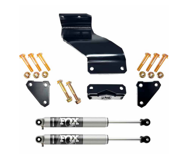 Kryptonite KRDSS14S Death Grip Dual Steering Stabilizer Kit W/ Fox 2.0 Shock