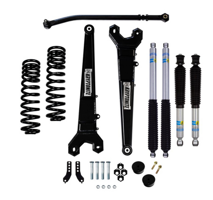 Kryptonite KRFD17STAGE3BIL Stage 3 Leveling Kit With Bilstein Shocks