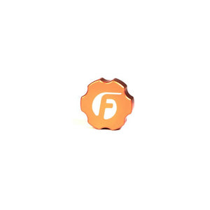 Fleece FPE-OC-CR-F-ORG Orange Billet Oil Cap Cover