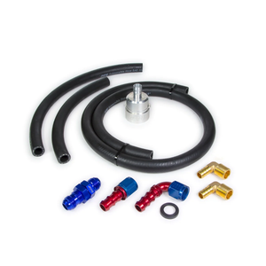 PPE 113053000 Duramax Billet Aluminum Fuel Pickup with Lift Pump Fittings, Hose, and Clamps