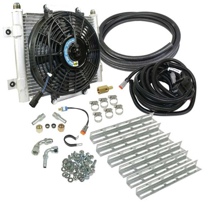 BD Diesel 1030606-5/16 Auxiliary Transmission Cooler with 5/16