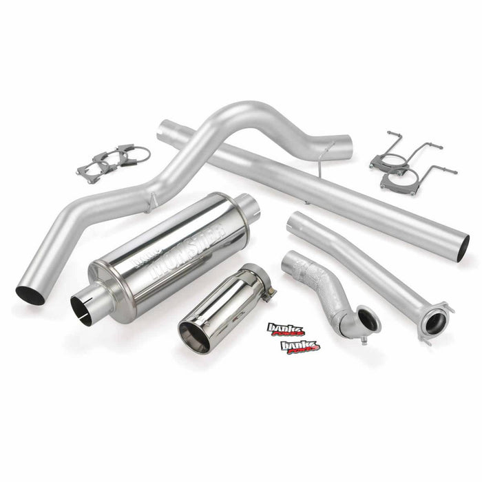 Banks Power 46298 4" Single Monster Exhaust System