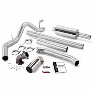 Banks Power 48638 4" Single Monster Exhaust System with Power Elbow