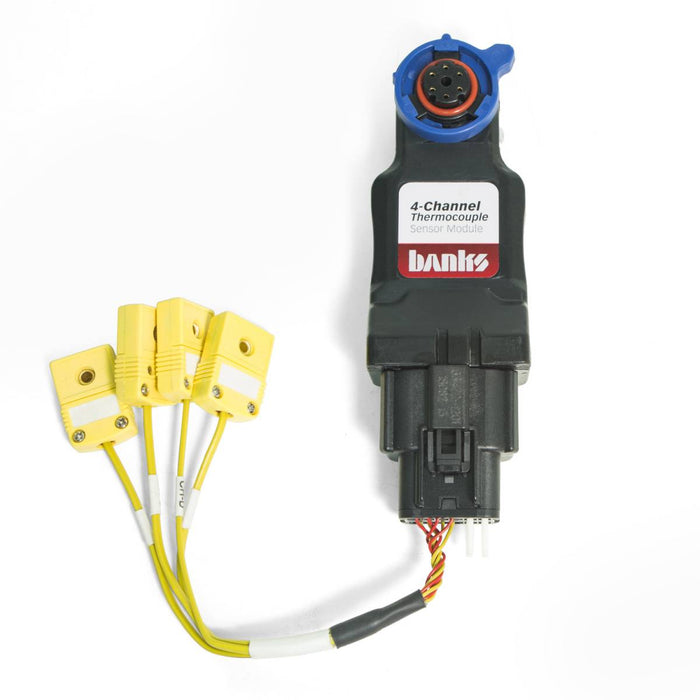 Banks Power 66543 4-Channel Thermocouple Sensor Module System for use with iDash 1.8 DataMonster & Super Gauge