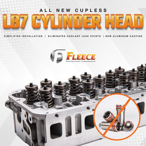 Fleece FPE-61-10001-P-CL Freedom Series Cupless Cylinder Head (Right)