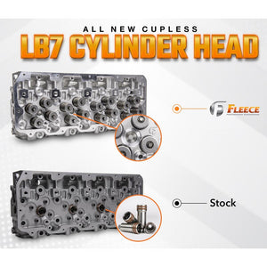 Fleece FPE-61-10001-P-CL Freedom Series Cupless Cylinder Head (Right)