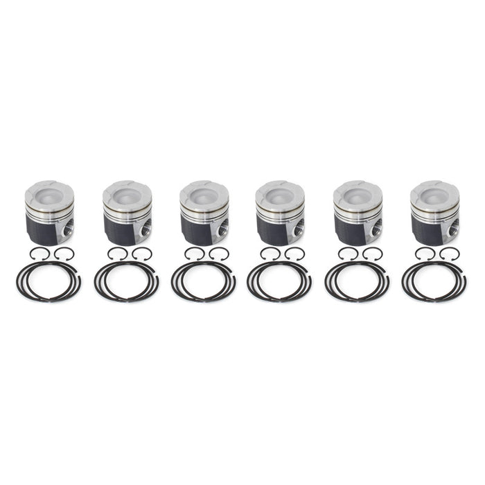 Industrial Injection PDM-3732FCC Fly Cut Ceramic Coated Piston Kit
