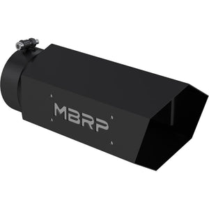MBRP T5166BLK Black Hex Exhaust Tip