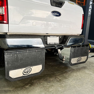 S&B 84-1000 Mud Flap Kit for 2.0" Hitch Receiver