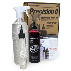 S&B Filters 88-0008 Precision II: Cleaning & Oil Kit - Red Oil